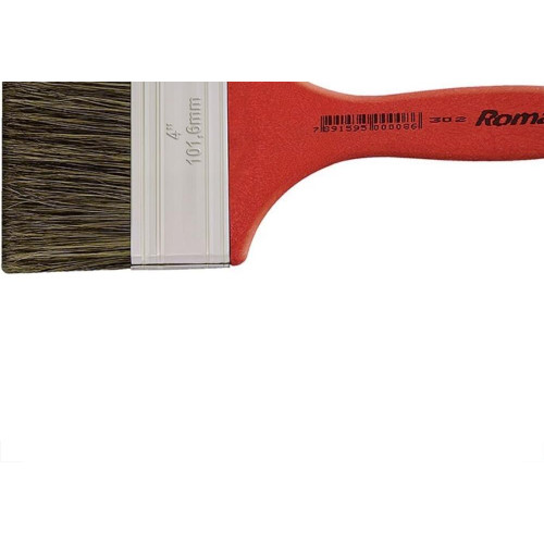 Pincel Trincha Pintura Roma   302 X 1/2'' Vermelha 302 001 - Kit C/12 
