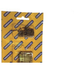 Dobradica Merkel Ferro Bicromatizado 1.1/2''Blister Com 10 Pecas 