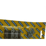 Dobradica Merkel Ferro Polido 1.1/4'' Blister Com 10 Pecas 