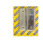 Dobradica Merkel 101 Ferro Zincado Latonado 3.1/2'' Blister Com 3 Pecas 