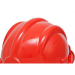 Capacete Com Carneira Prosafety Plastico Vermelho Wps0876