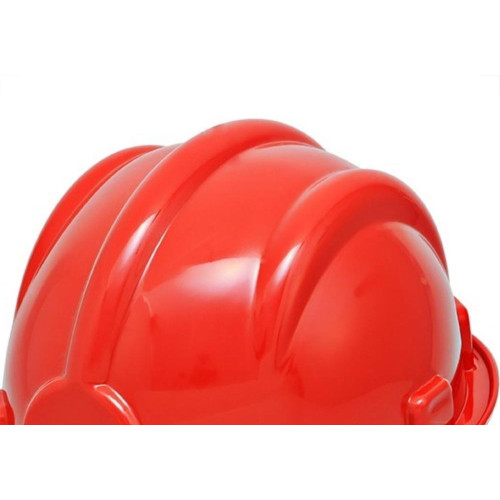 Capacete Com Carneira Prosafety Plastico Vermelho Wps0876