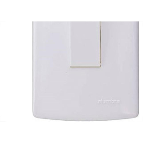 Conjunto Siena 4X2 Branco Com Placa (1Simples Vertical) 6515
