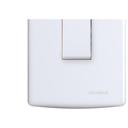 Conjunto Siena 4X2 Branca Com Placa (1Paralelo Vertical) 6516
