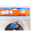 Fecho Contato Adesivo Preto 25X250Cm Rl109 