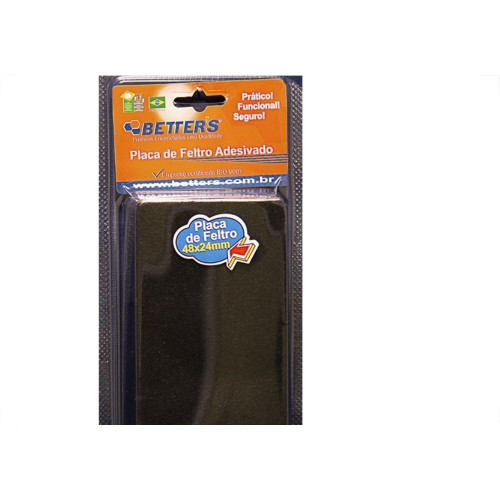 Feltro Aa Better ''Placa'' Preta 480X240X2 Bribts000004