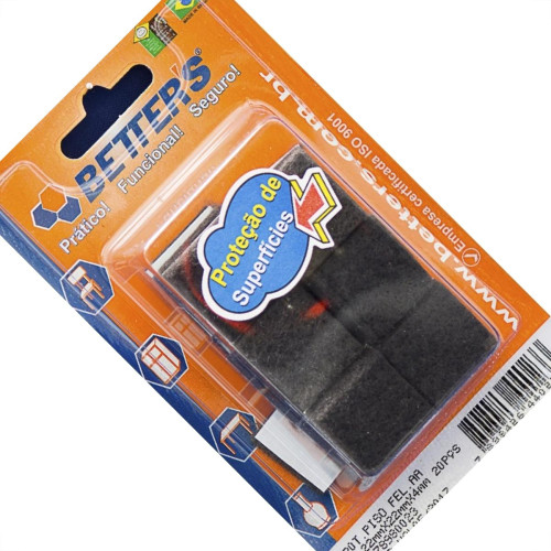 Feltro Aa Better Cinza Quadrado 22X4 20Pecas Bribts000022