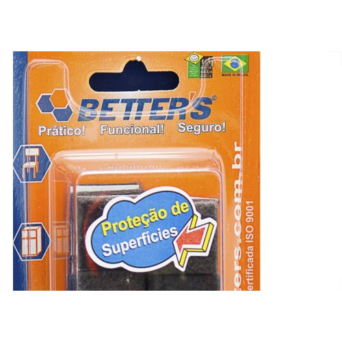 Feltro Aa Better Cinza Quadrado 22X4 20Pecas Bribts000022