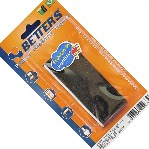 Feltro Aa Better Cinza Reto 100X40X3 2Pecas Bribts000026