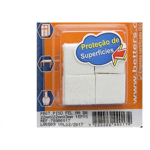 Feltro Aa Better ''La'' Quadrado 22X3 16Pecas Bribts000017