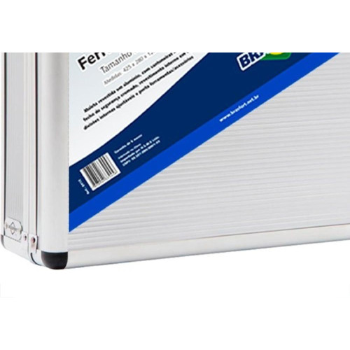 Maleta Ferramenta Aluminio Brasfort 42X28X12 8312