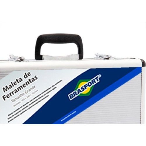 Maleta Ferramenta Aluminio Brasfort 39X24X 9 8311