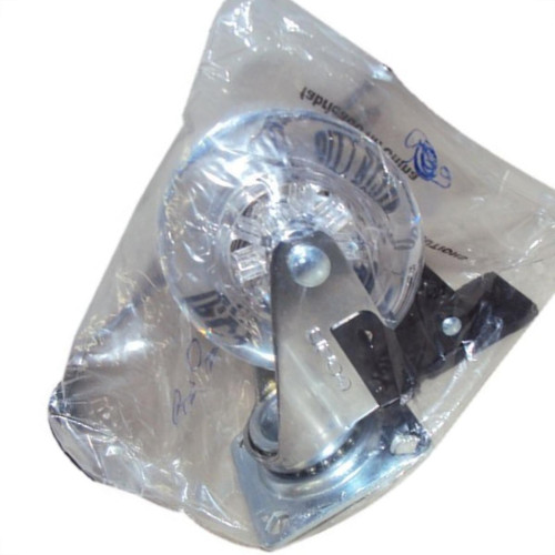 Rodizio Gold Silicone Base Giratorio Com Trava 75 Sgc140003