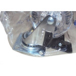 Rodizio Gold Silicone Base Giratorio Com Trava 75 Sgc140003