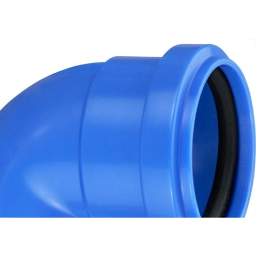 Cotovelo Azul Krona Para Tubo 38X40Mm 624 - Kit C/25 