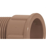 Adaptador Marrom Amanco Curto Liso Rosca 75X2.1/2 10027/11513 - Kit C/5 