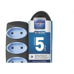 Extensao Daneva Noshock Pp 2X0,75 Grafite 10A 5M Dn1719