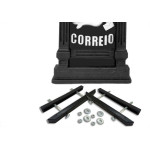Caixa Carta Power Plastica ''Pombo''Colonial Preto 024-1-Preta