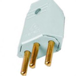 Pino Macho 2 Polos+Terra Perlex 10A Cinza 1043Cz