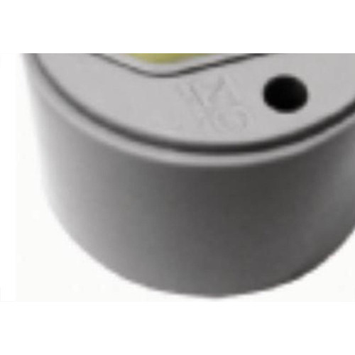 Tomada Externa Perlex 2 Polos +Terra 10A Redonda Cinza 811