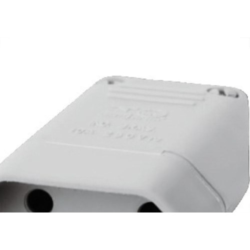 Pino Femea 2 Polos+Terra Perlex 10A Cinza 2043