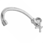 Torneira Abs Bica Movel Parede Injet Plast 1167 1/4V C31 Cromada 7872