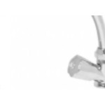 Torneira Abs Bica Movel Mesa Injet 1168 1/4V50 Cromada 9333