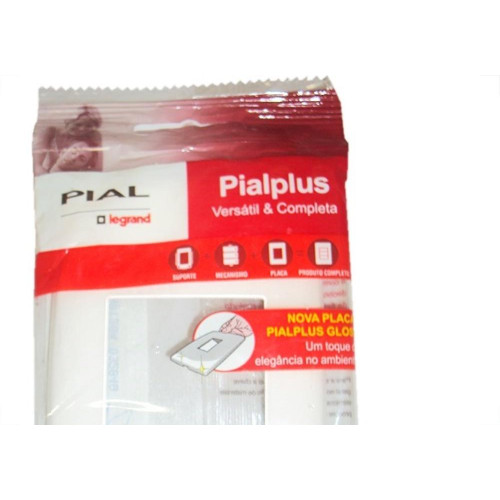 Placa Pial Glos 4X2 (2 Modulos Horizontal) 618522