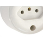 Tomada Externa Fame 2 Polos +Terra 10A Branca 