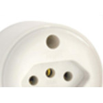 Tomada Externa Fame 2 Polos +Terra Fame 20A Externa 