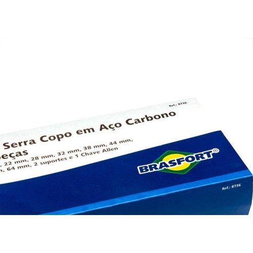 Serra Copo Aco Carbono Brasfort 19A64 11Pecas 8736
