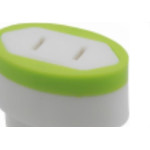 Pino Adaptador (Entrada =2 Redondo/Saida =2 Chato) Daneva 10A Branco Dn1549 - Kit C/12 