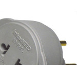 Pino Adaptador (Entrada =2 Redondo/Saida =2 Universal) Interneed Cinza 37804 - Kit C/10 