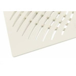 Grelha Plastica Tigre Quadrada Branca 10X10 
