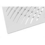 Grelha Plastica Tigre Quadrada Branca 15X15 