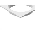 Porta Grelha Quadrada Tigre Branca 15Cm  - Kit C/6 