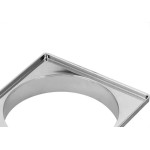 Porta Grelha Quadrada Amanco Cromada 10Cm 90608