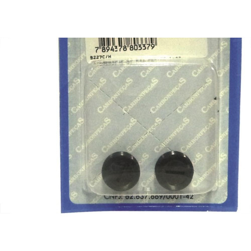 Tampa Porta Escova Makita Carbonpecas Cartela C8802 - Kit C/6 