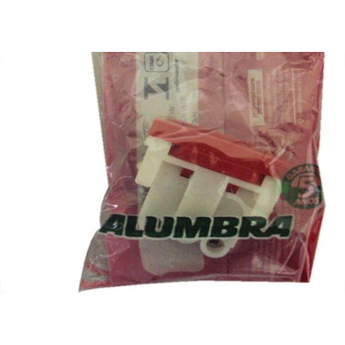 Modulo Alumbra Siena Branco (Tomada 10A Vermelho) 6080