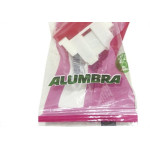 Modulo Alumbra Siena Branco (Tomada 20A Vermelho) 6090