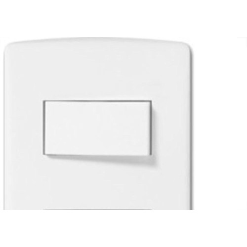 Conjunto Siena 4X2 Branco Com Placa (1Simples+1Tomada10A) 6084