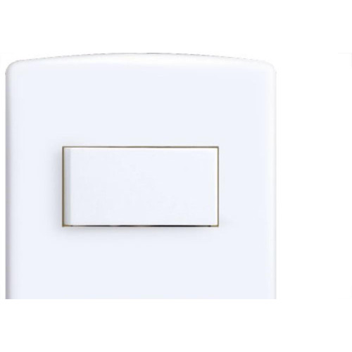 Conjunto Siena 4X2 Branco Com Placa (1Paralelo+1Tomada 10A) 6085