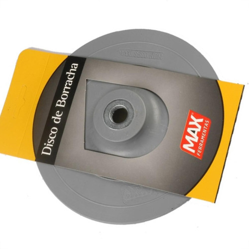 Disco Borracha Max 7'' Rigido Para Esmerilhadeira 15210