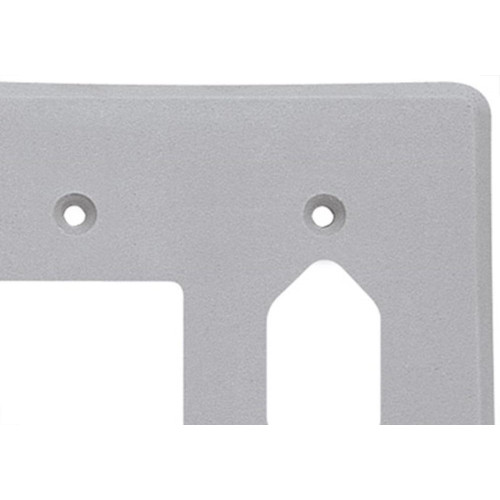 Placa Perlex 4X4 (2 Saida+Tomada) 13Pl2/1T