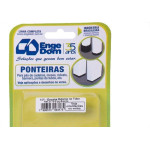 Ponteira Cadeira Engedom ''Pe'' Externa Branca   1/2'' 8 Pecas Redondo 3175