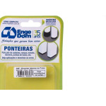 Ponteira Cadeira Engedom ''Pe'' Interno Preta  5/8'' 8 Pecas Redondo 3281