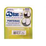 Ponteira Cadeira Engedom ''Pe'' Interno Branca  7/8'' 8 Pecas Redondo 3335