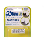 Ponteira Cadeira Engedom ''Pe'' Interno Branca  1'' 4 Pecas Redondo 3359