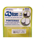 Ponteira Cadeira Engedom ''Pe'' Interno Preta  1.1/4'' 4 Preta Redondo 3366