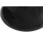Plafonier Pvc Perlex Preto Redondo Soquete Porcelana E27 125/0